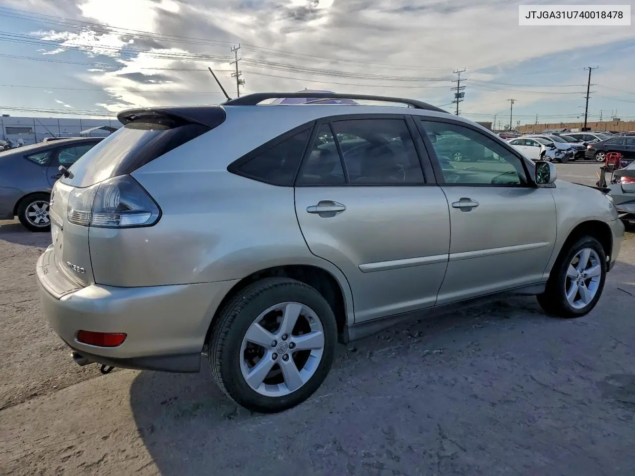 JTJGA31U740018478 2004 Lexus Rx 330