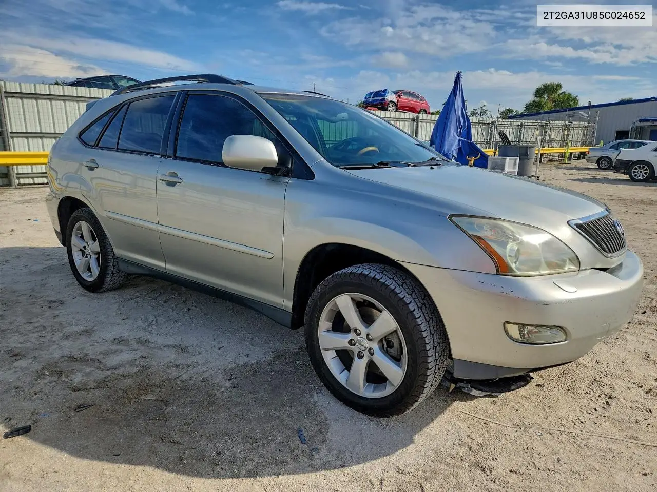 2T2GA31U85C024652 2005 Lexus Rx 330