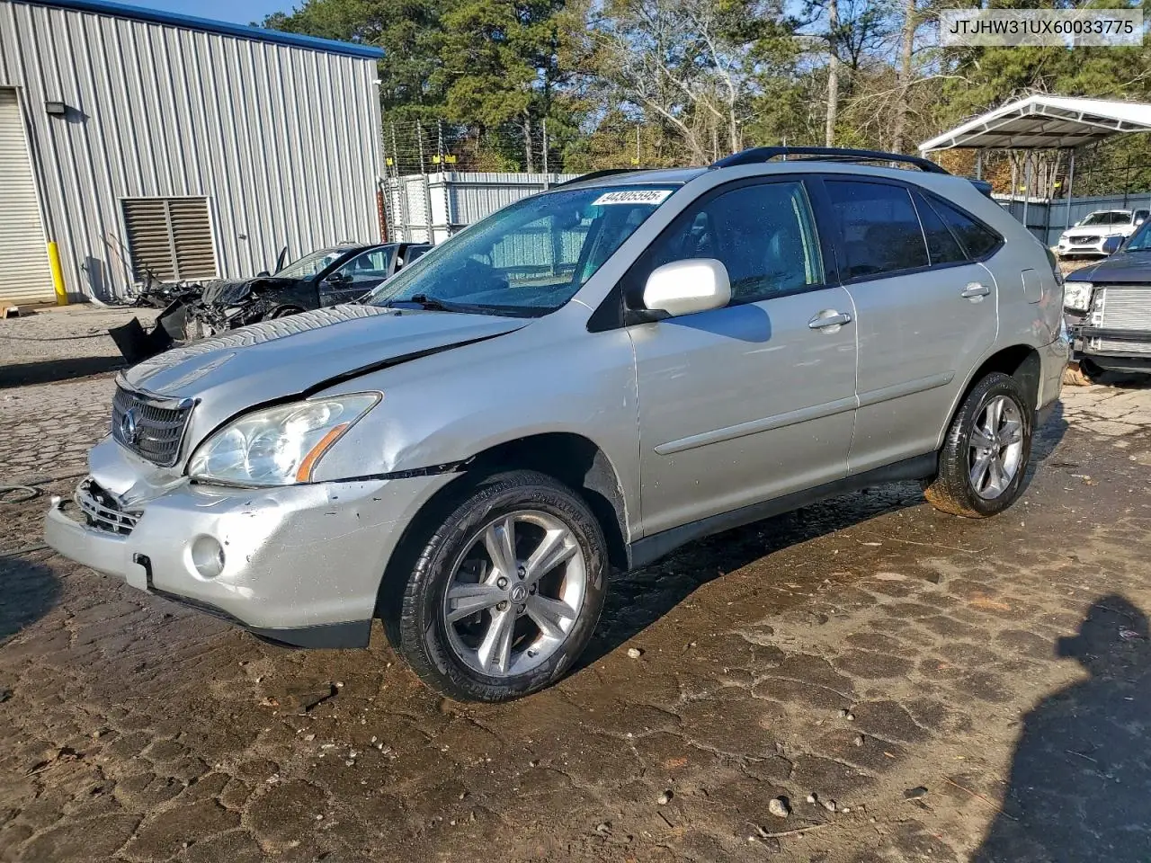 JTJHW31UX60033775 2006 Lexus Rx 400