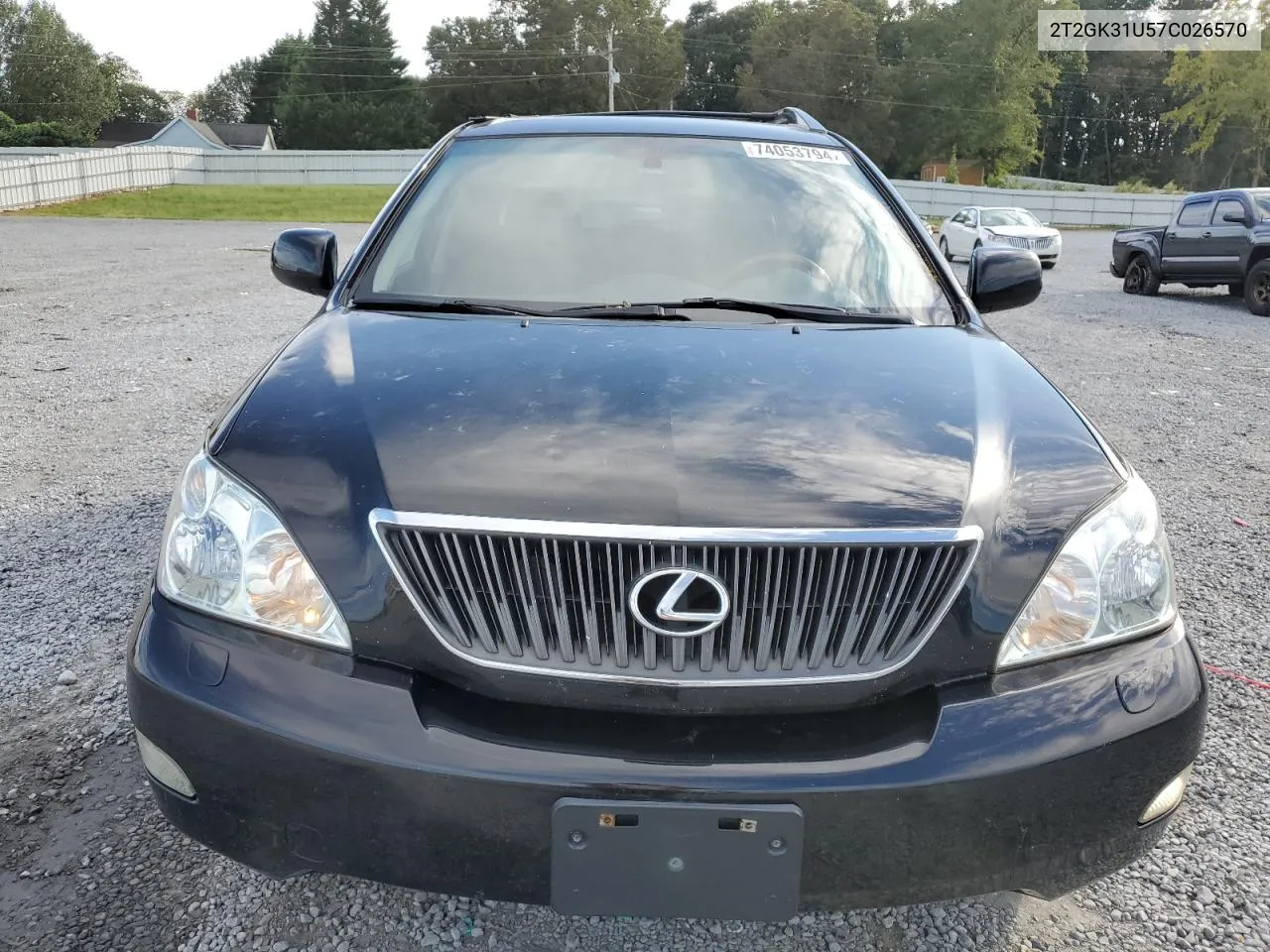 2T2GK31U57C026570 2007 Lexus Rx 350