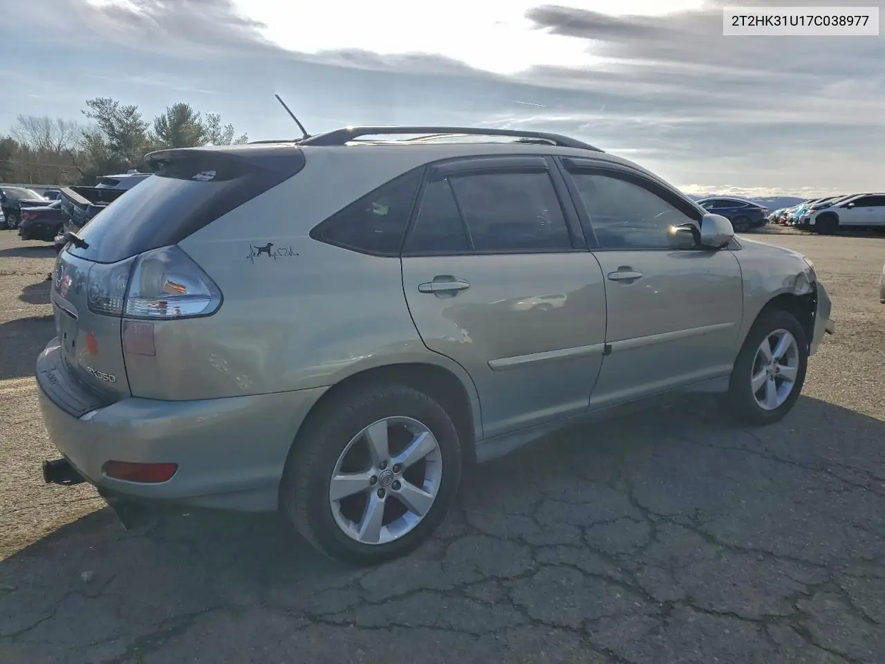 2T2HK31U17C038977 2007 Lexus Rx 350