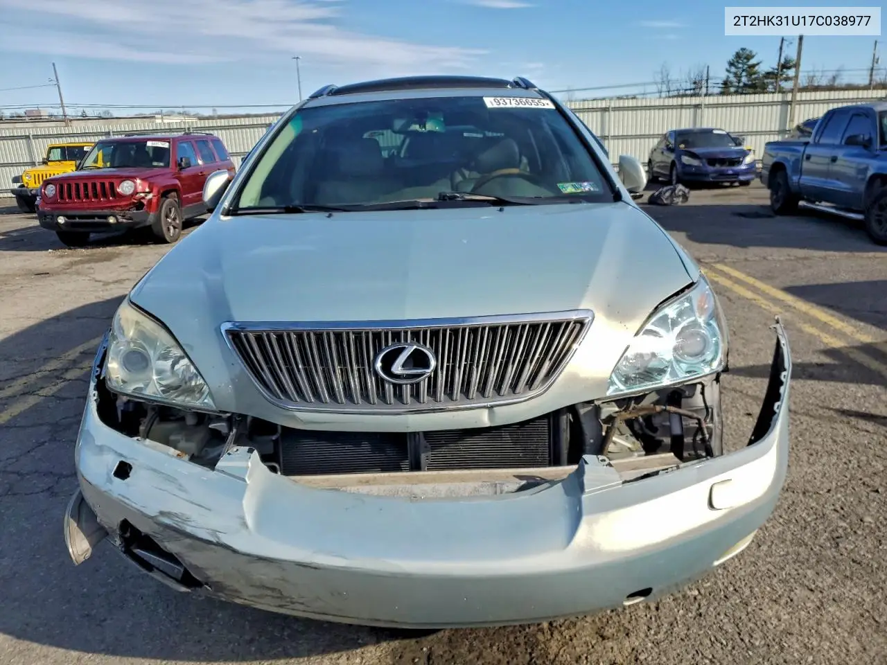 2T2HK31U17C038977 2007 Lexus Rx 350