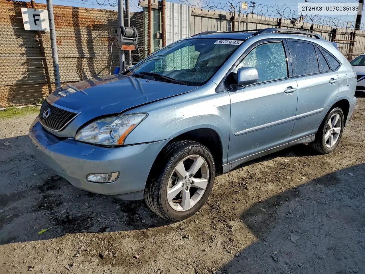 2T2HK31U07C035133 2007 Lexus Rx 350