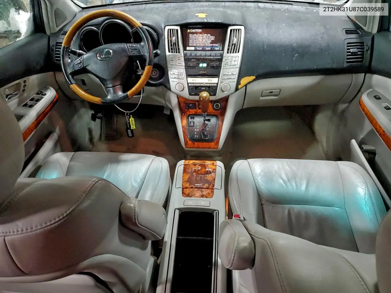 2T2HK31U87C039589 2007 Lexus Rx 350
