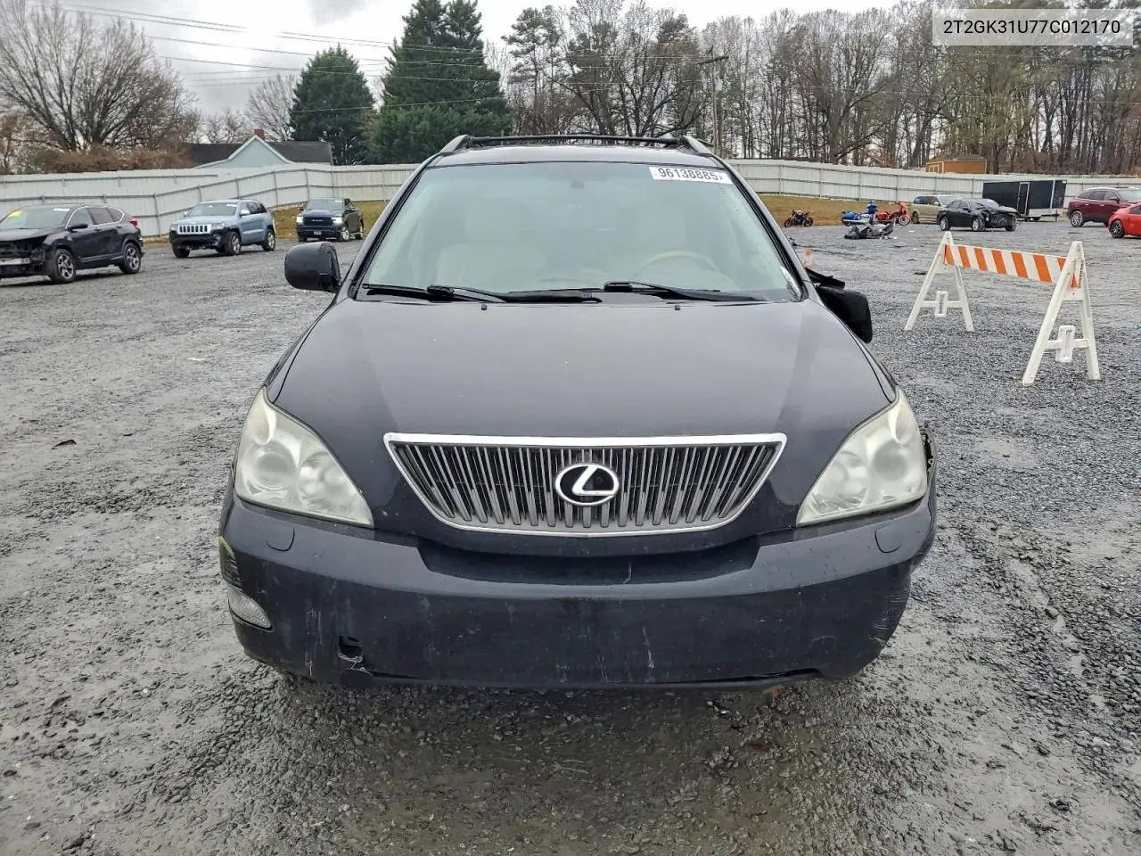 2T2GK31U77C012170 2007 Lexus Rx 350