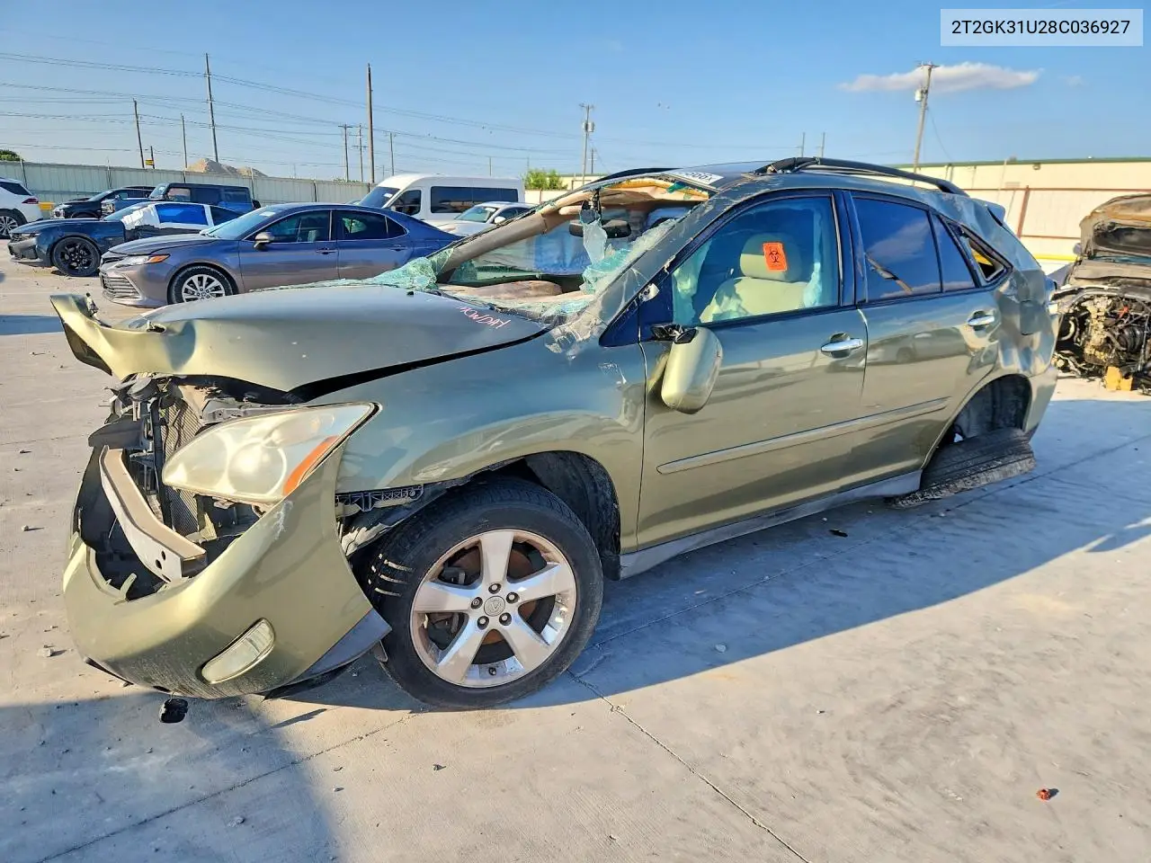 2T2GK31U28C036927 2008 Lexus Rx 350