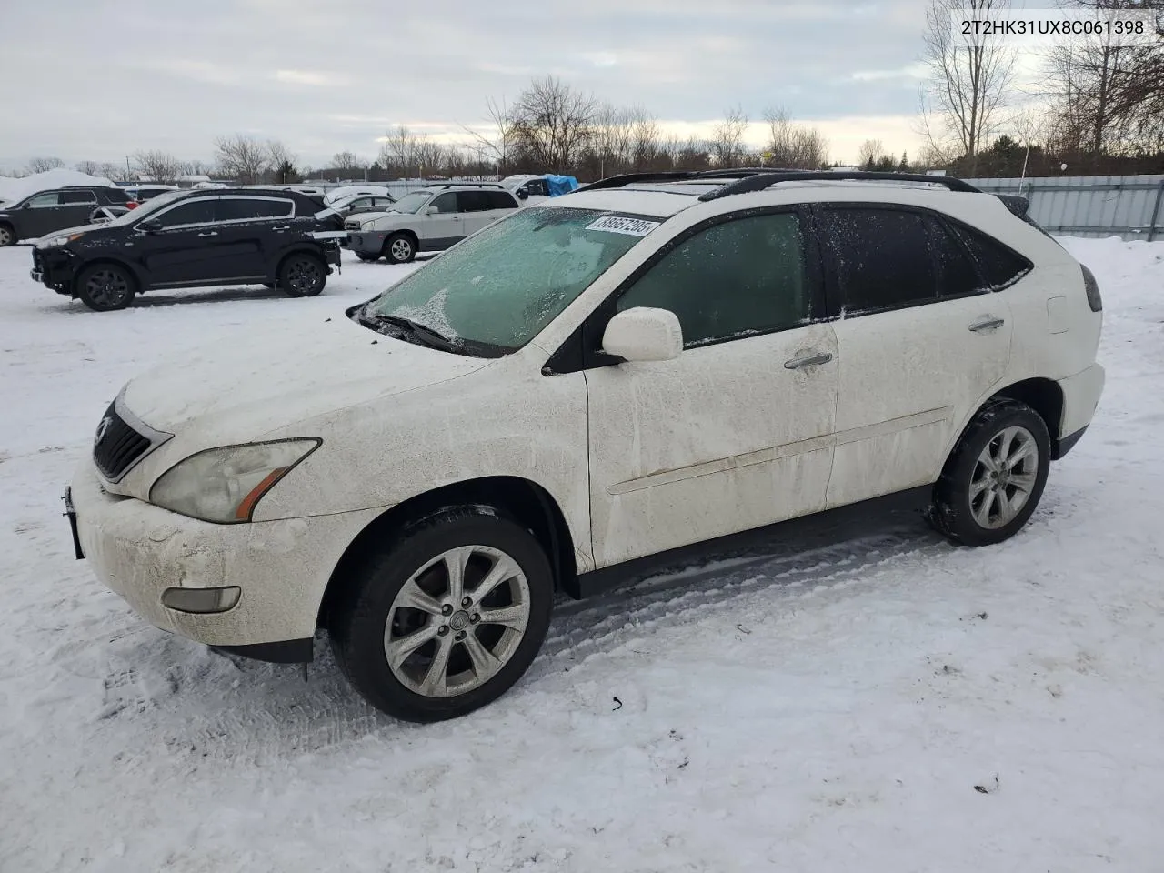 2T2HK31UX8C061398 2008 Lexus Rx 350
