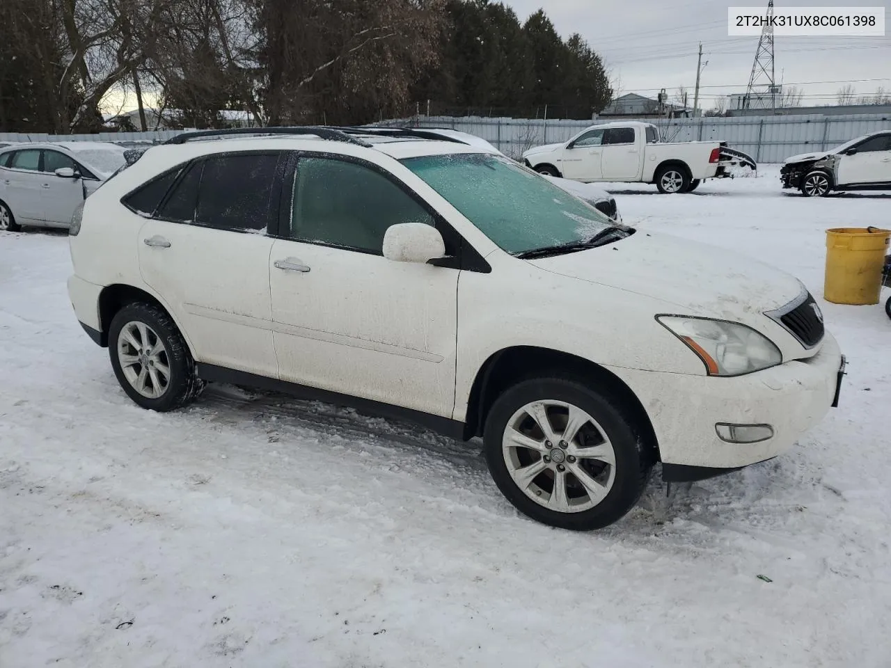 2T2HK31UX8C061398 2008 Lexus Rx 350