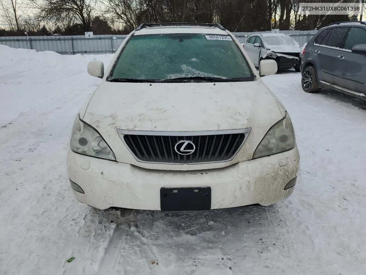 2T2HK31UX8C061398 2008 Lexus Rx 350