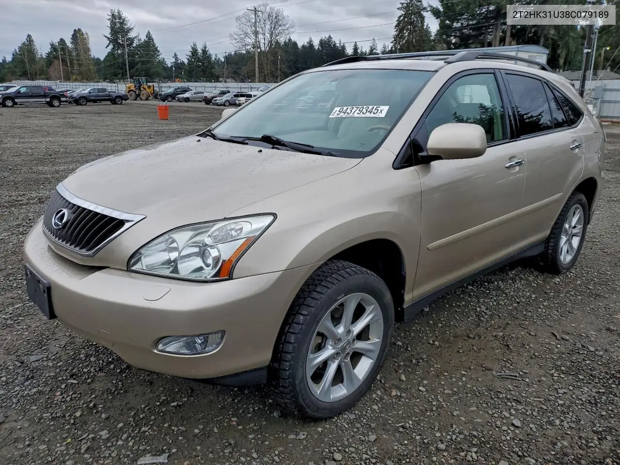 2T2HK31U38C079189 2008 Lexus Rx 350