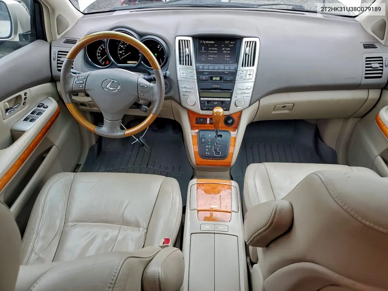 2T2HK31U38C079189 2008 Lexus Rx 350