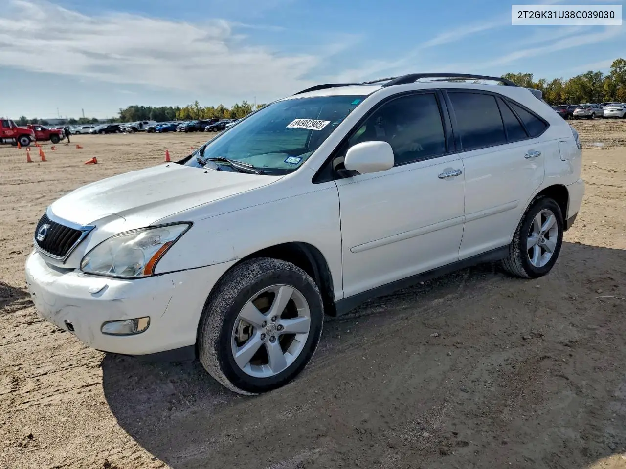 2T2GK31U38C039030 2008 Lexus Rx 350