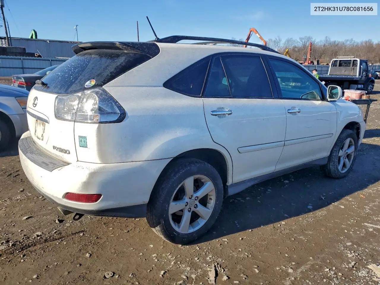 2T2HK31U78C081656 2008 Lexus Rx 350