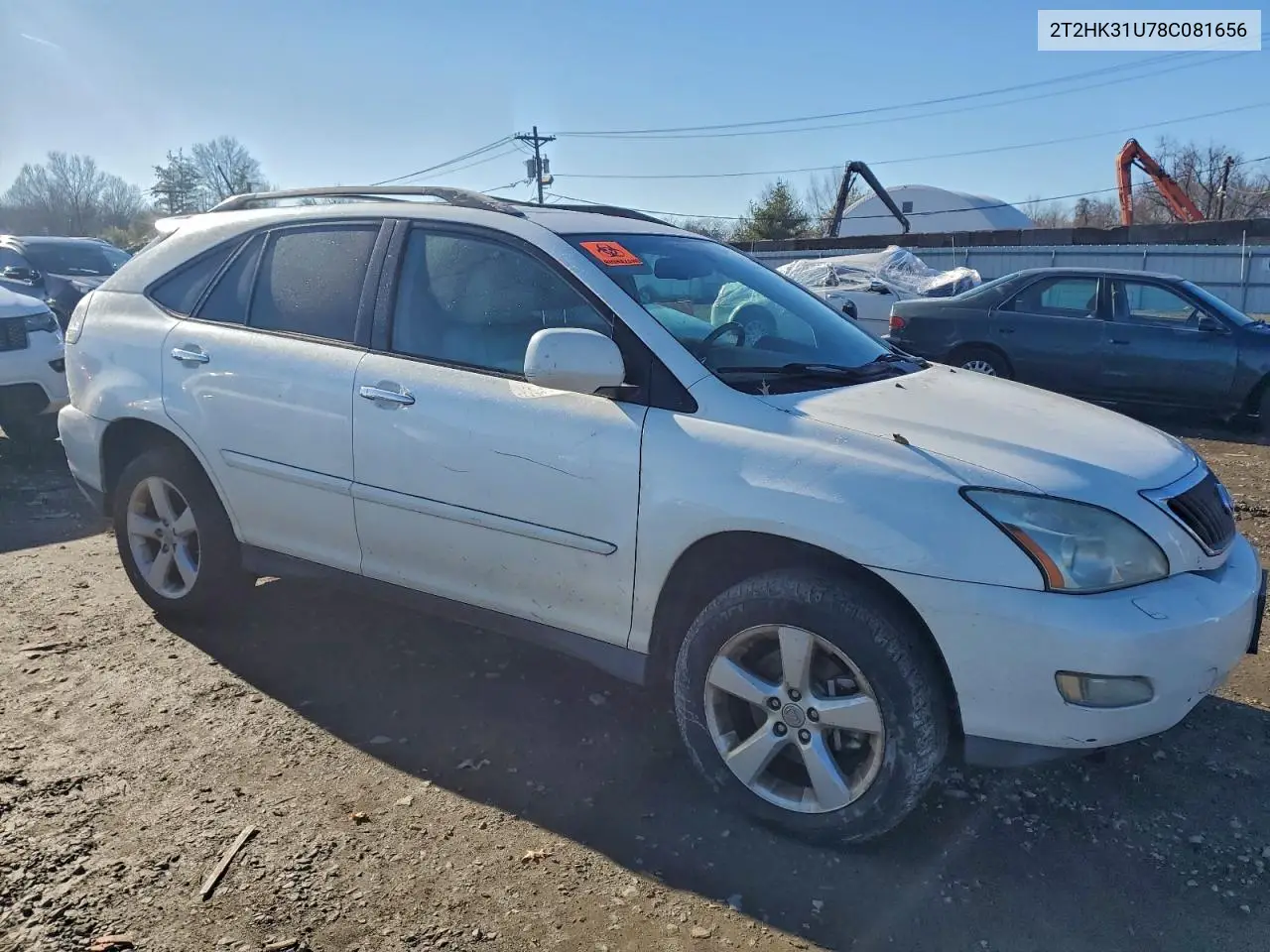 2T2HK31U78C081656 2008 Lexus Rx 350