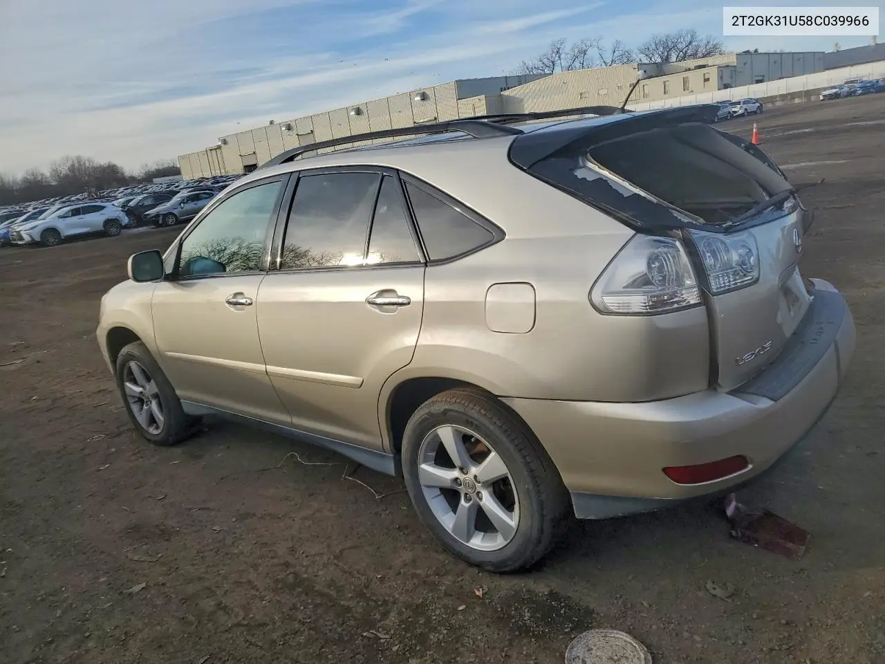 2T2GK31U58C039966 2008 Lexus Rx 350