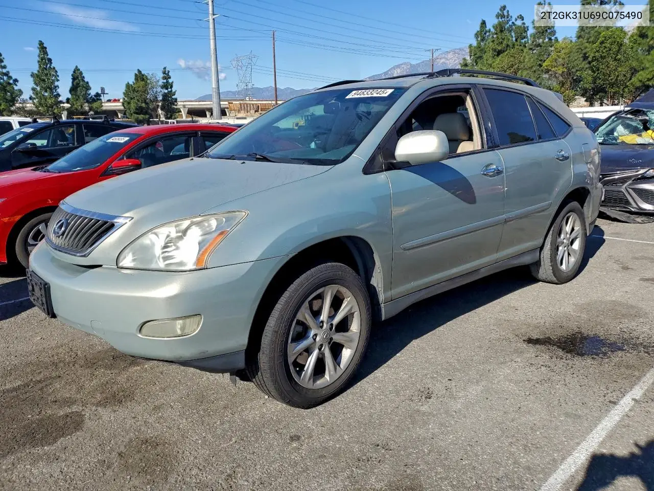 2T2GK31U69C075490 2009 Lexus Rx 350