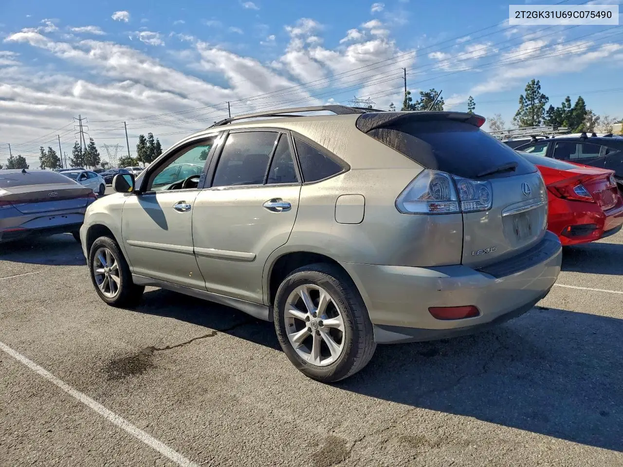 2T2GK31U69C075490 2009 Lexus Rx 350