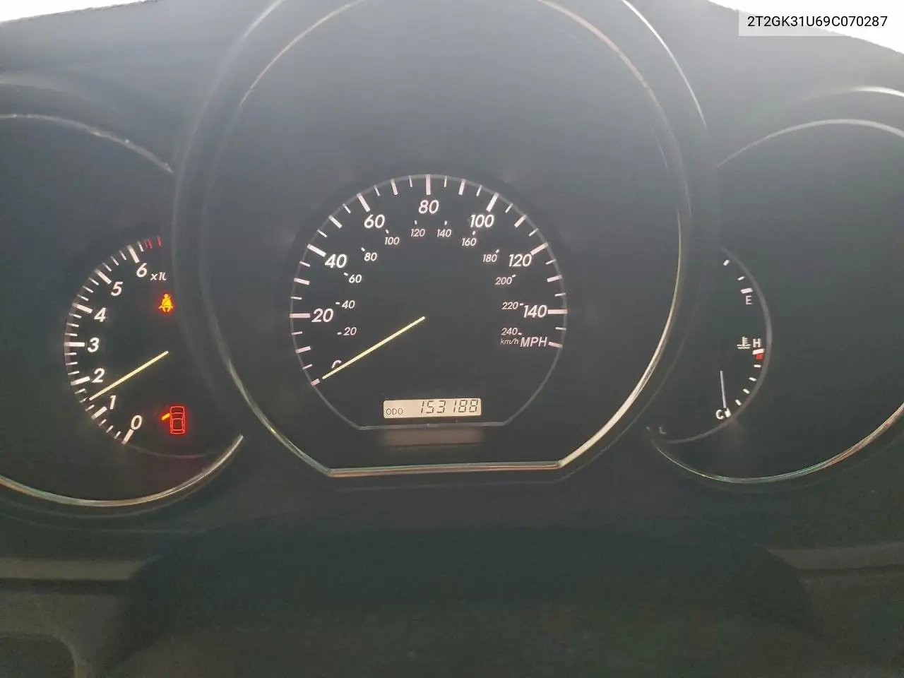 2T2GK31U69C070287 2009 Lexus Rx 350