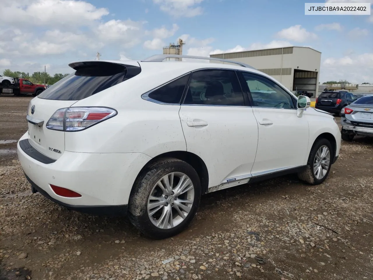 JTJBC1BA9A2022402 2010 Lexus Rx 450