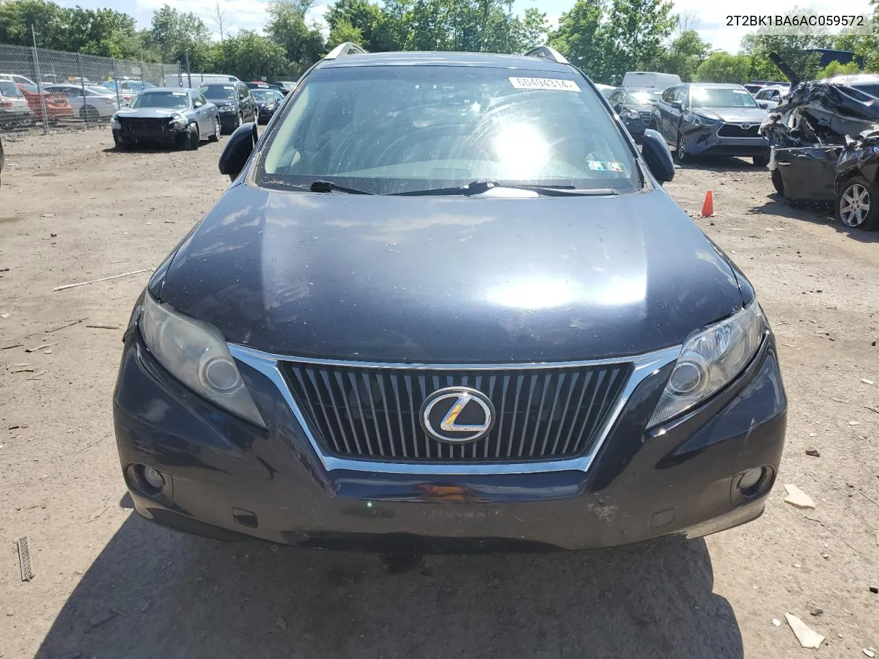 2T2BK1BA6AC059572 2010 Lexus Rx 350