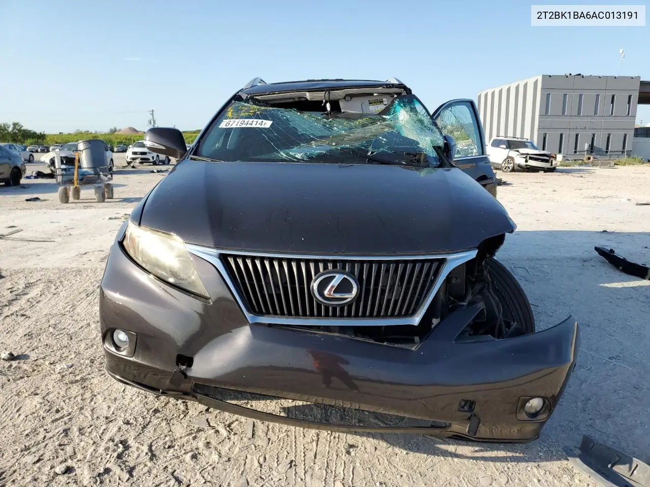 2T2BK1BA6AC013191 2010 Lexus Rx 350