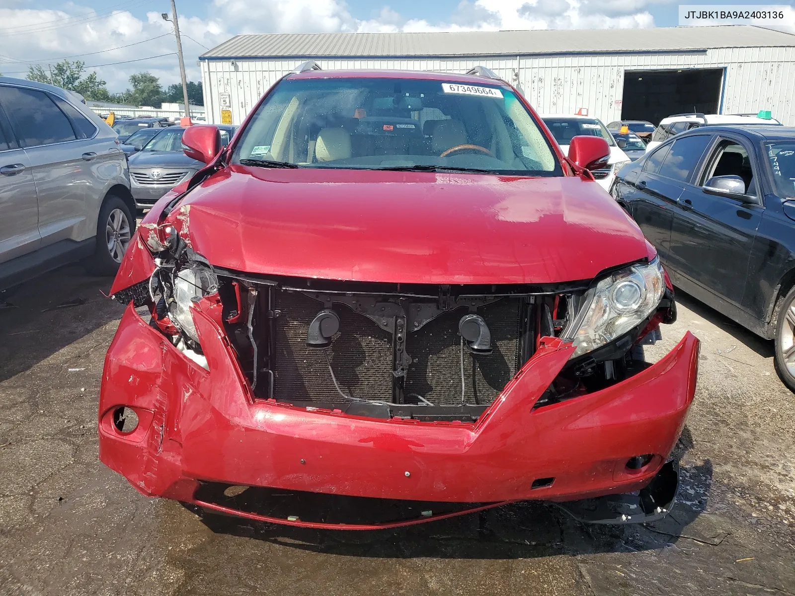 JTJBK1BA9A2403136 2010 Lexus Rx 350