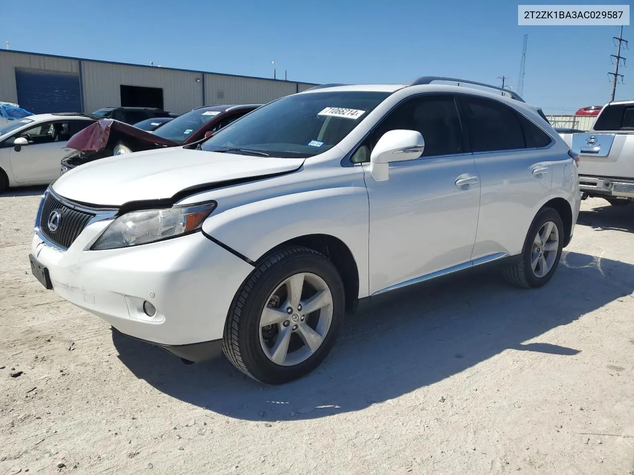 2T2ZK1BA3AC029587 2010 Lexus Rx 350