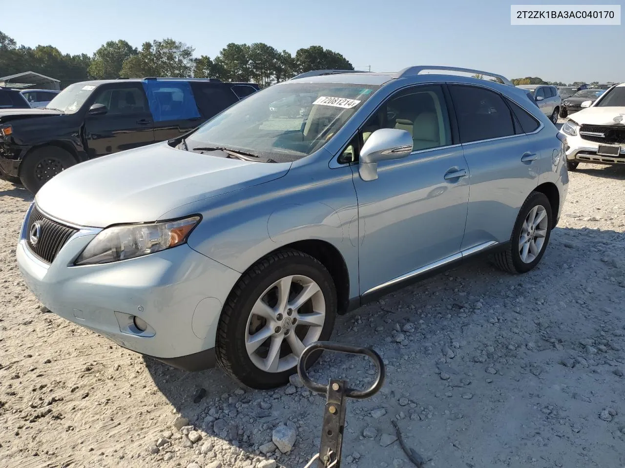 2T2ZK1BA3AC040170 2010 Lexus Rx 350