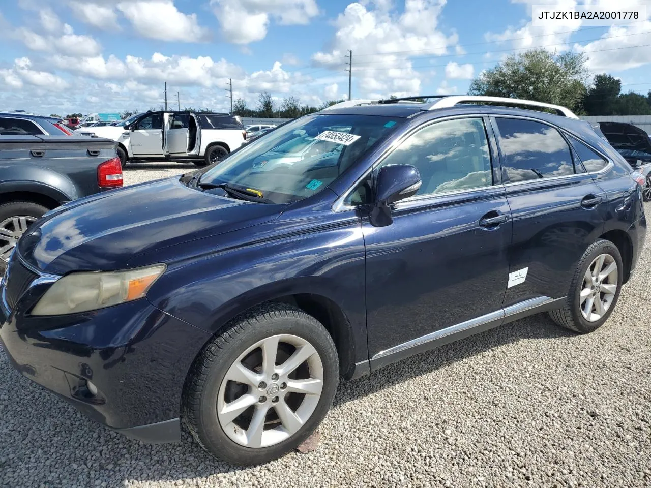 JTJZK1BA2A2001778 2010 Lexus Rx 350