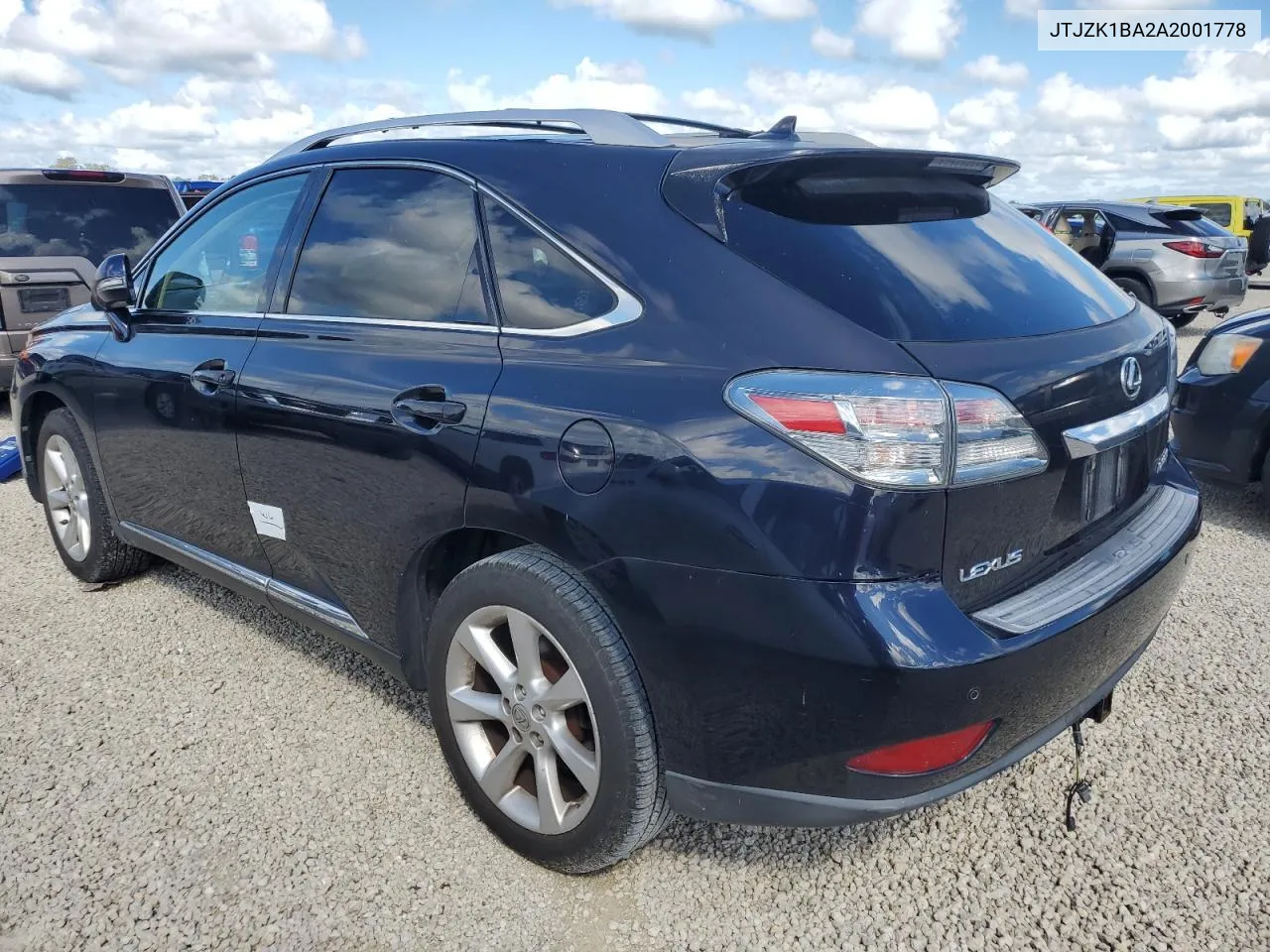 JTJZK1BA2A2001778 2010 Lexus Rx 350