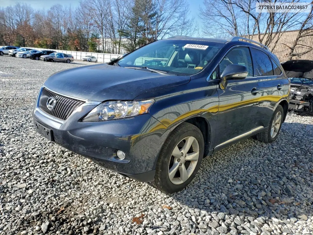 2T2BK1BA1AC024857 2010 Lexus Rx 350