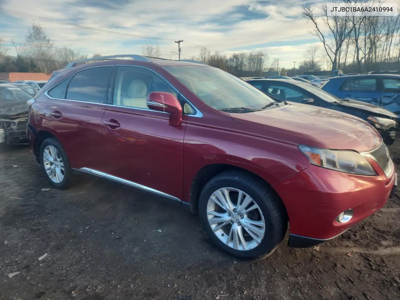 JTJBC1BA6A2410994 2010 Lexus Rx 450H