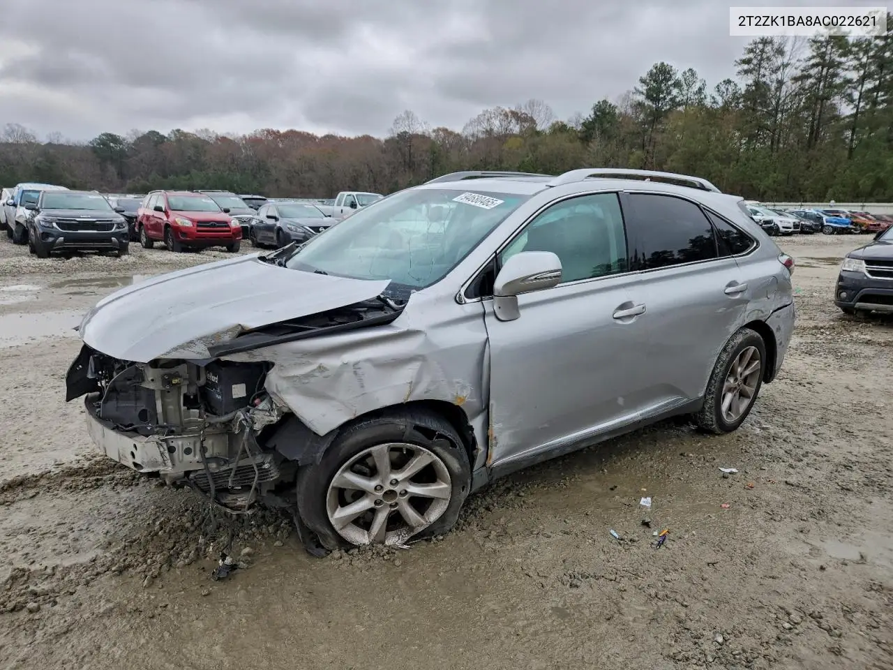 2T2ZK1BA8AC022621 2010 Lexus Rx 350