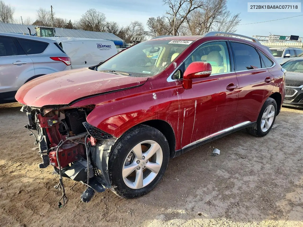 2T2BK1BA8AC077118 2010 Lexus Rx 350