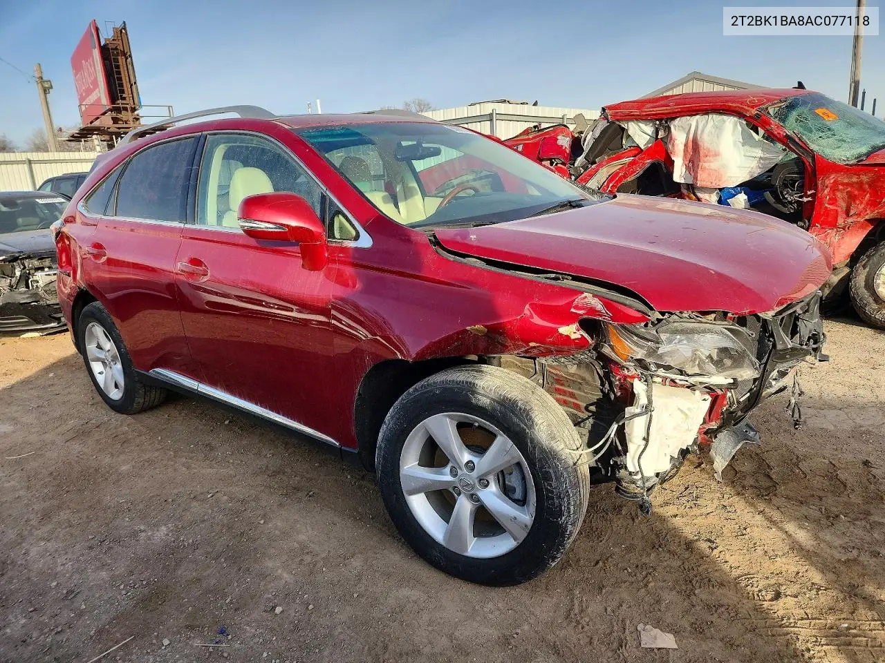 2T2BK1BA8AC077118 2010 Lexus Rx 350