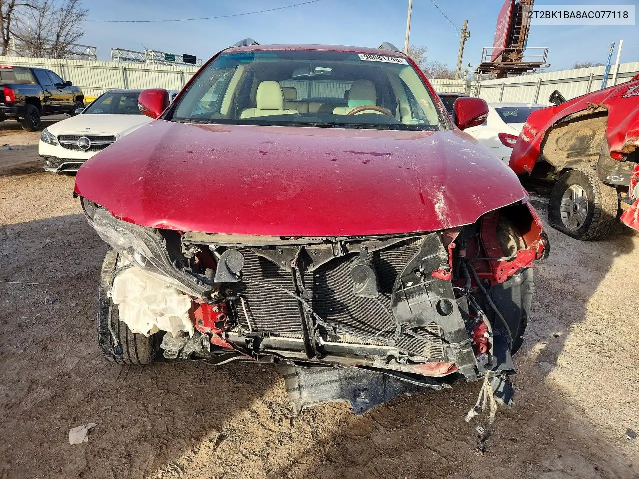 2T2BK1BA8AC077118 2010 Lexus Rx 350