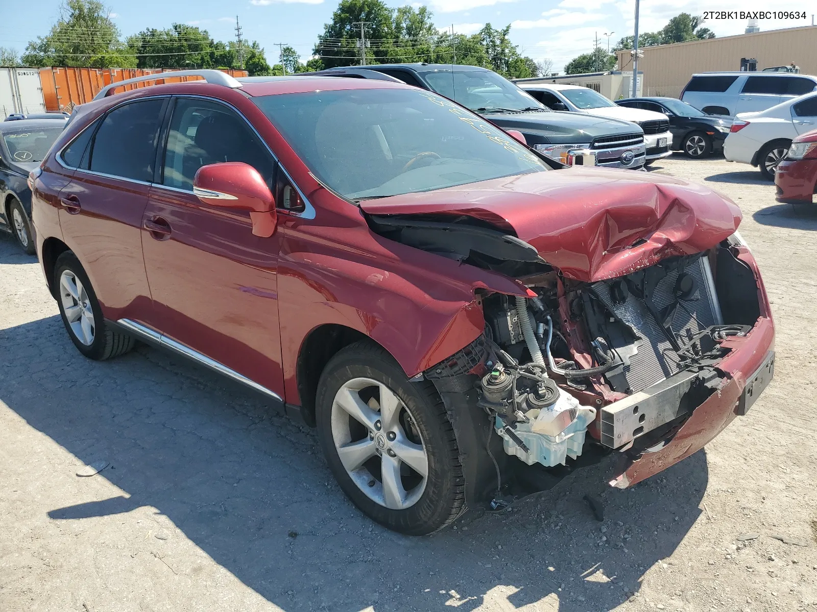 2T2BK1BAXBC109634 2011 Lexus Rx 350