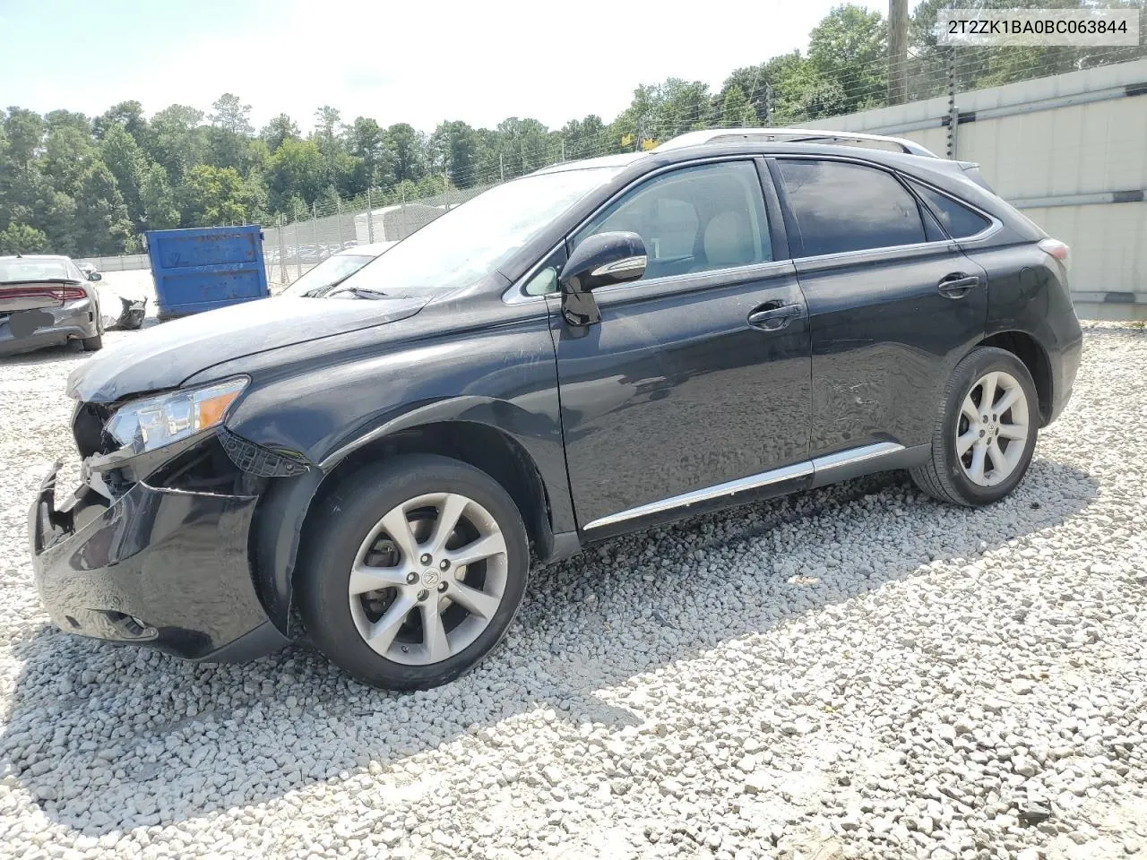 2T2ZK1BA0BC063844 2011 Lexus Rx 350