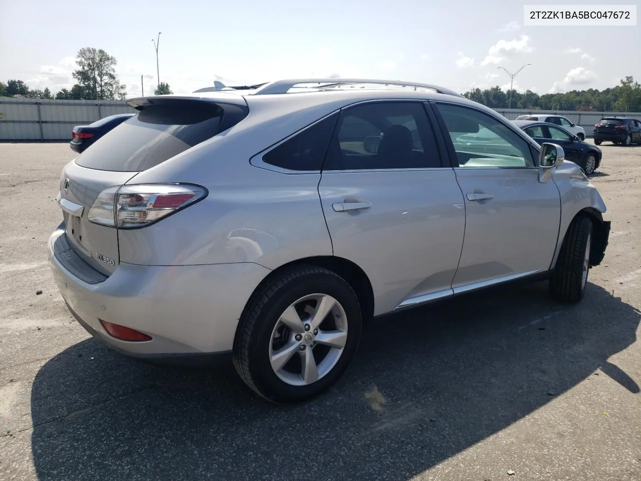 2T2ZK1BA5BC047672 2011 Lexus Rx 350