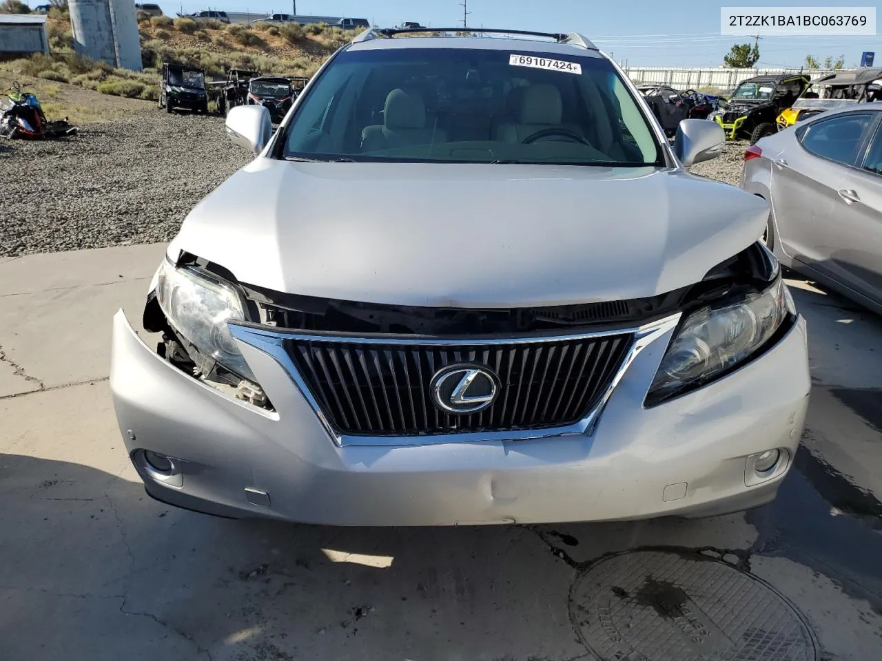 2T2ZK1BA1BC063769 2011 Lexus Rx 350