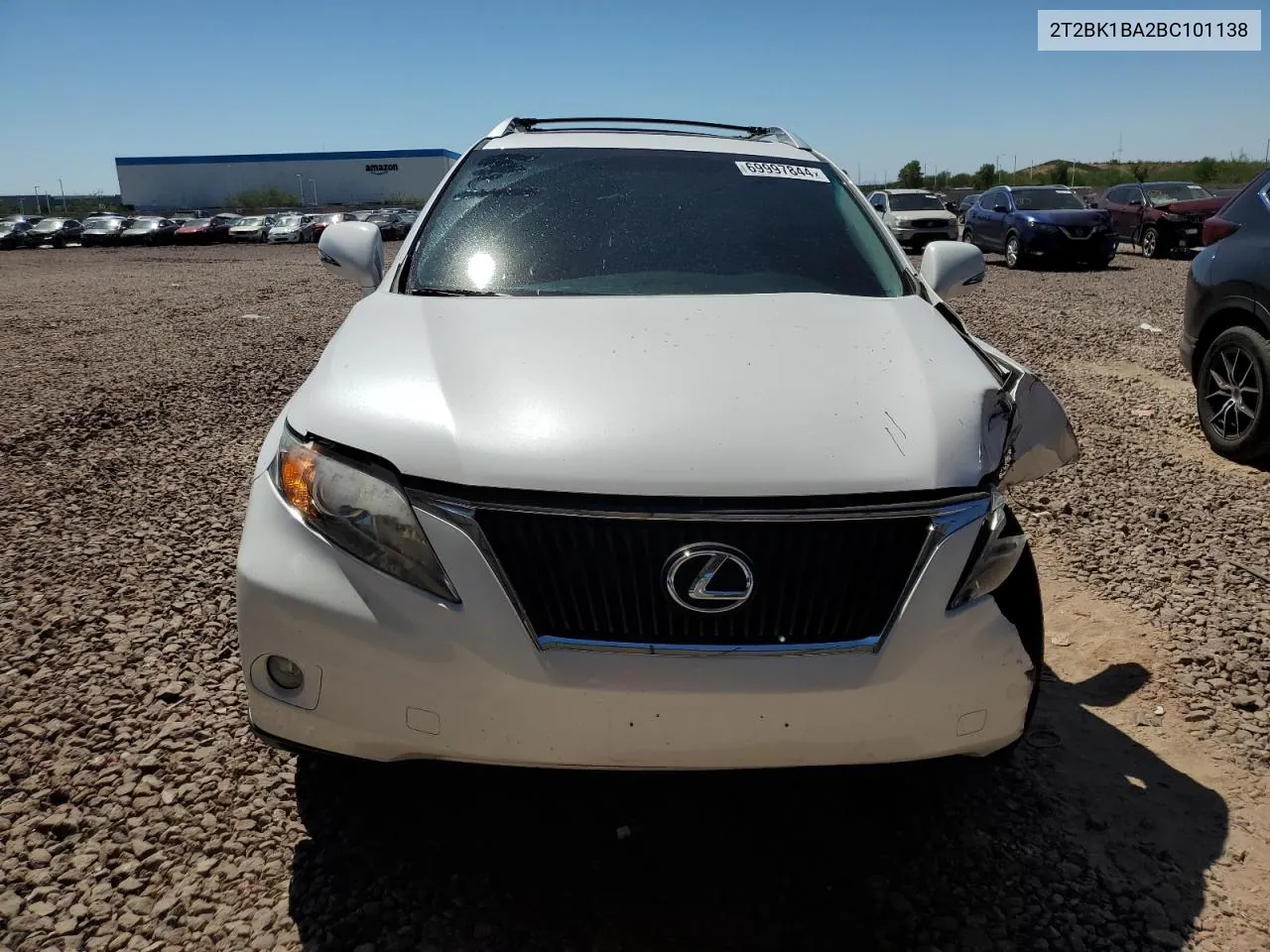 2T2BK1BA2BC101138 2011 Lexus Rx 350