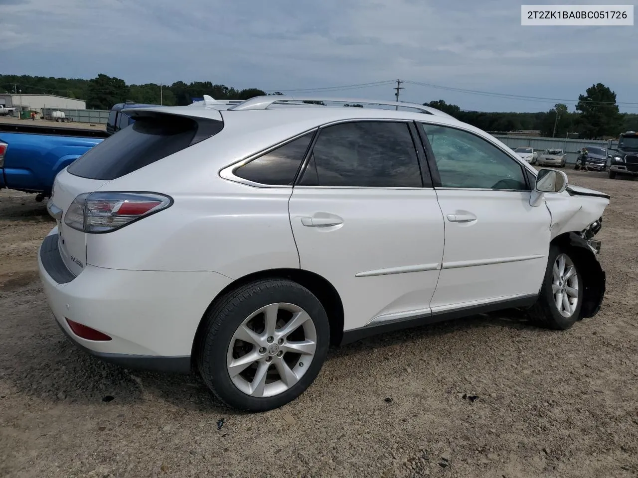 2T2ZK1BA0BC051726 2011 Lexus Rx 350