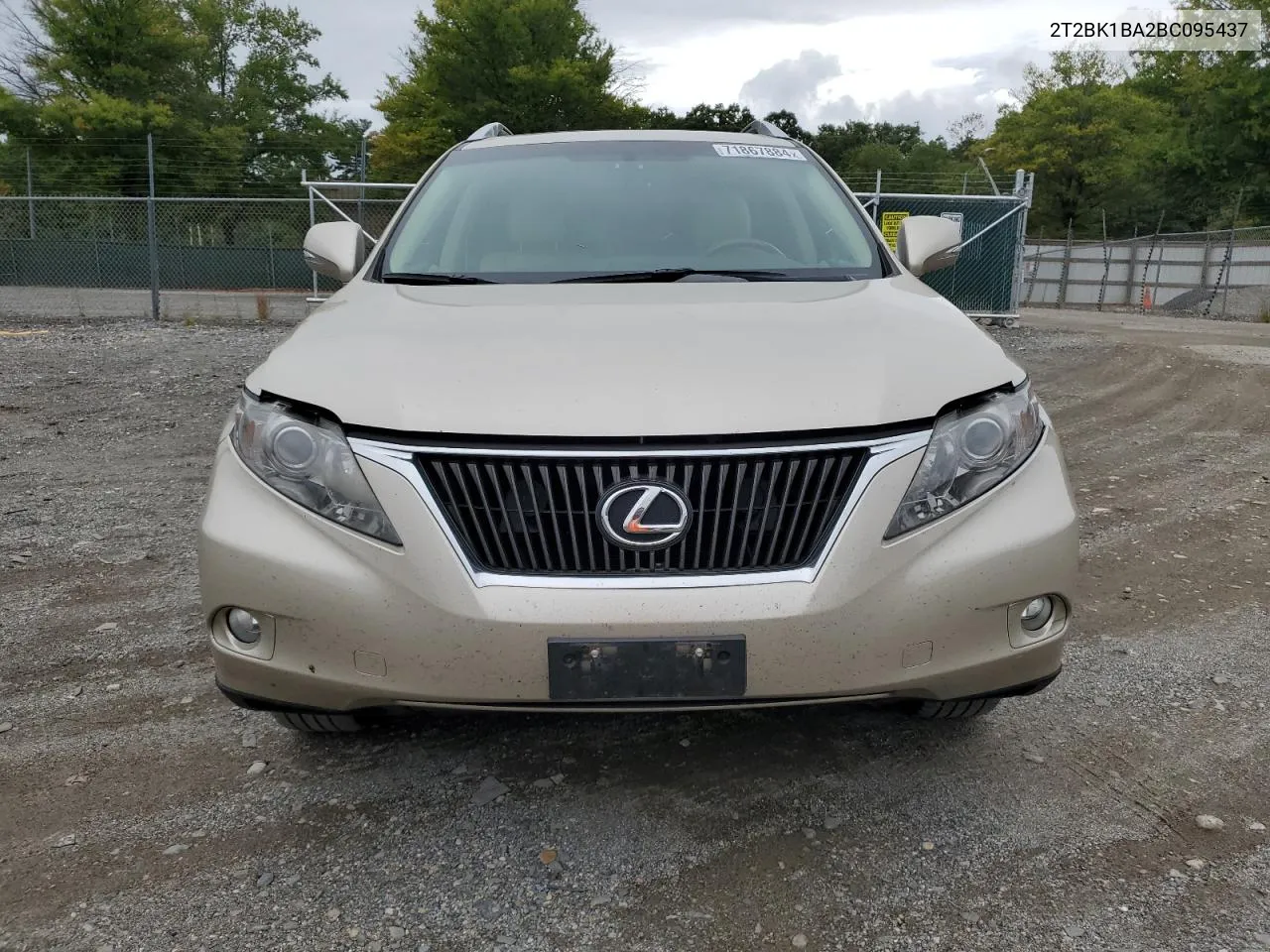 2T2BK1BA2BC095437 2011 Lexus Rx 350