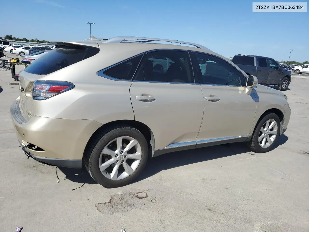 2T2ZK1BA7BC063484 2011 Lexus Rx 350