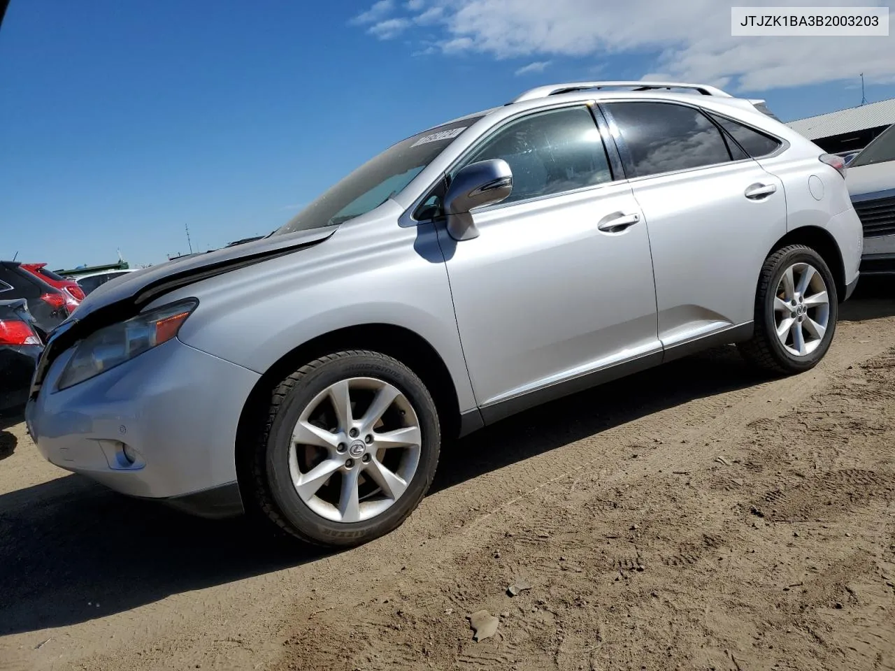 JTJZK1BA3B2003203 2011 Lexus Rx 350