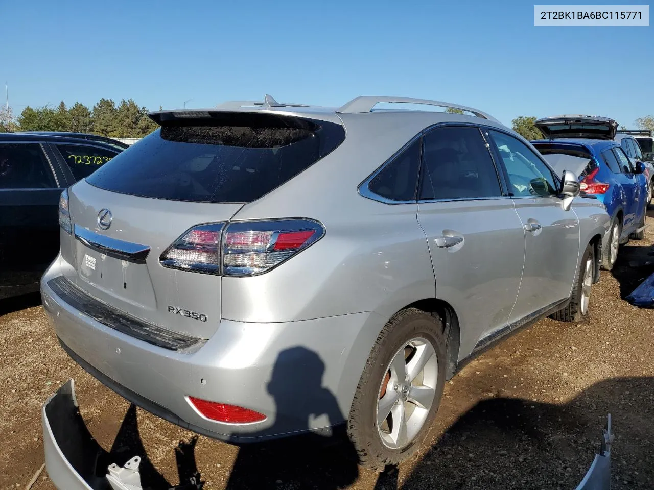 2T2BK1BA6BC115771 2011 Lexus Rx 350