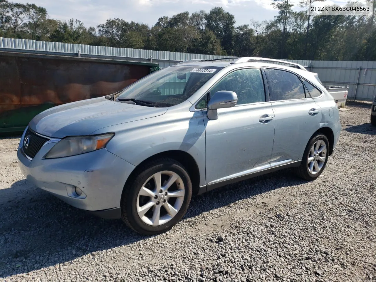 2T2ZK1BA6BC046563 2011 Lexus Rx 350