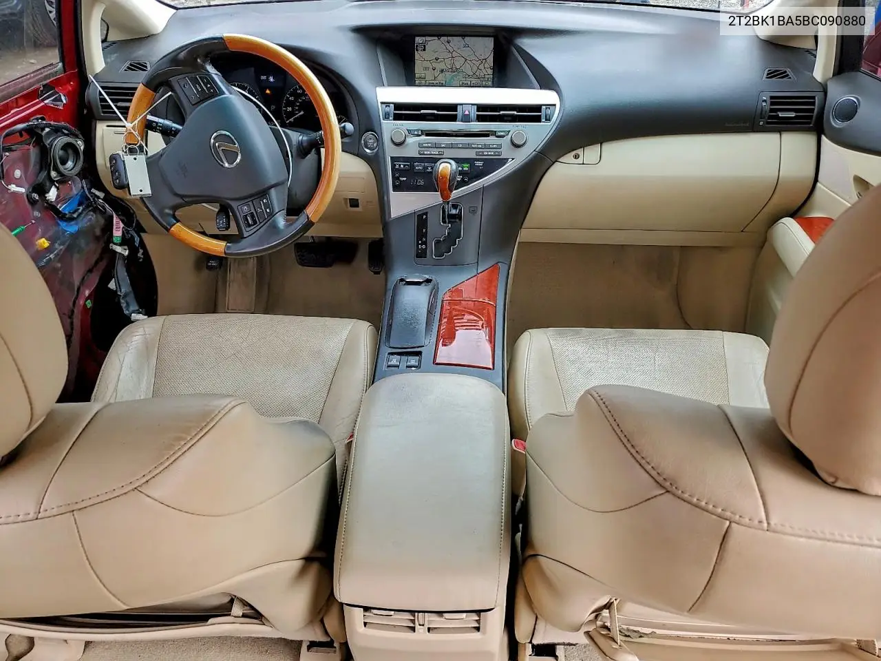2T2BK1BA5BC090880 2011 Lexus Rx 350