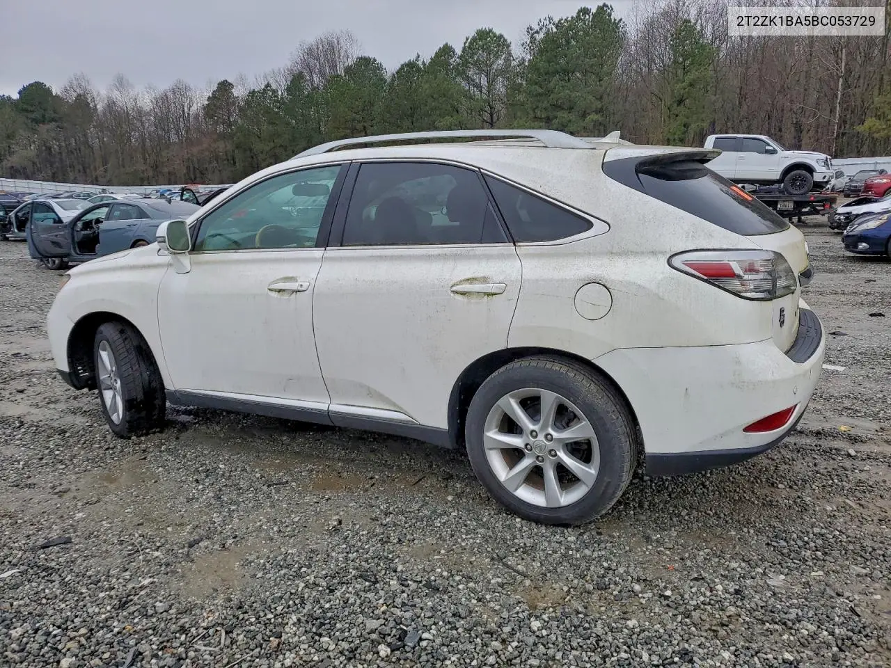 2T2ZK1BA5BC053729 2011 Lexus Rx 350