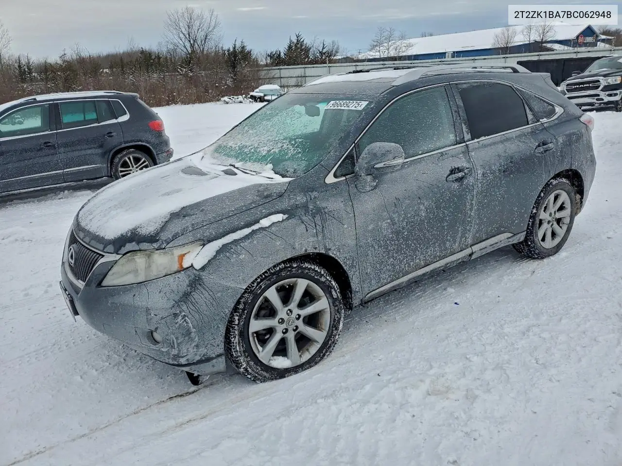 2T2ZK1BA7BC062948 2011 Lexus Rx 350